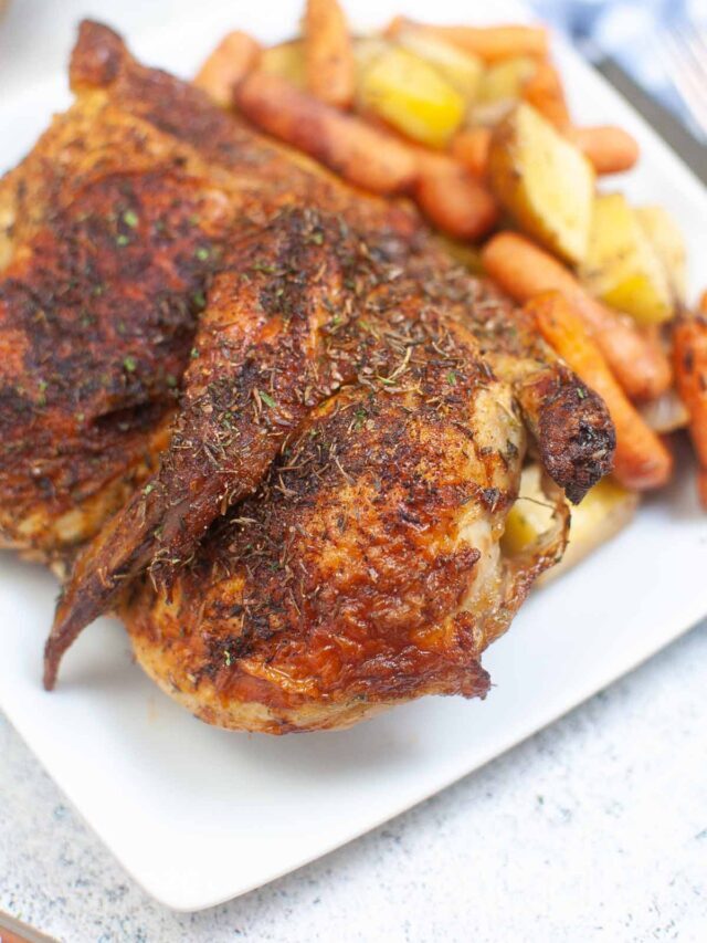 Air Fryer Half Chicken Story