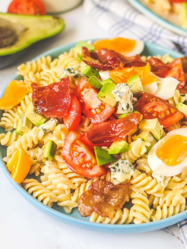 Blue Cheese Pasta Salad Story Simply Low Cal