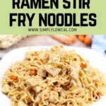 instant pot ramen stir fry noodles pin.