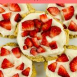 keto fruit pizza sugar cookies pin.