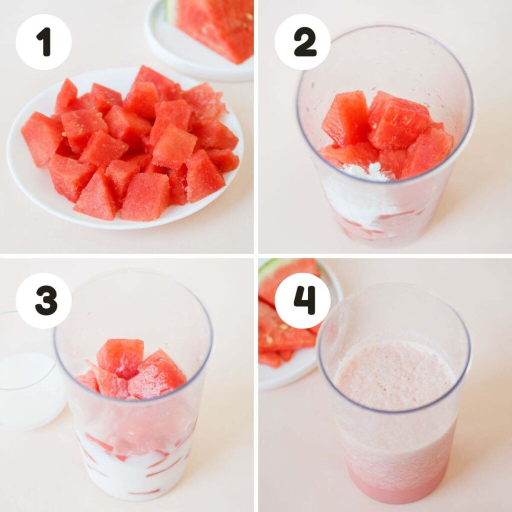Watermelon Milkshake Simply Low Cal