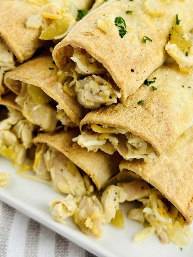 Air Fryer Chicken Taquitos Story