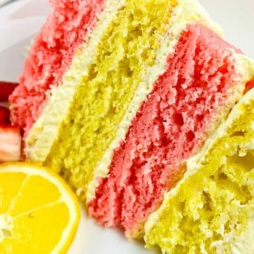 Thumbnail of strawberry lemon layer cake.