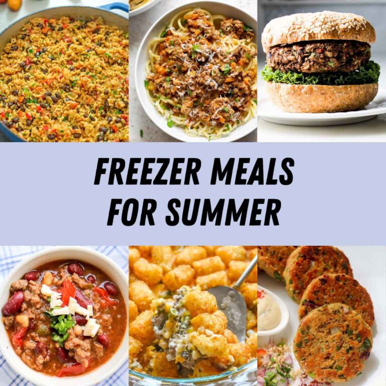 Freezer Meals For Summer - Simply Low Cal