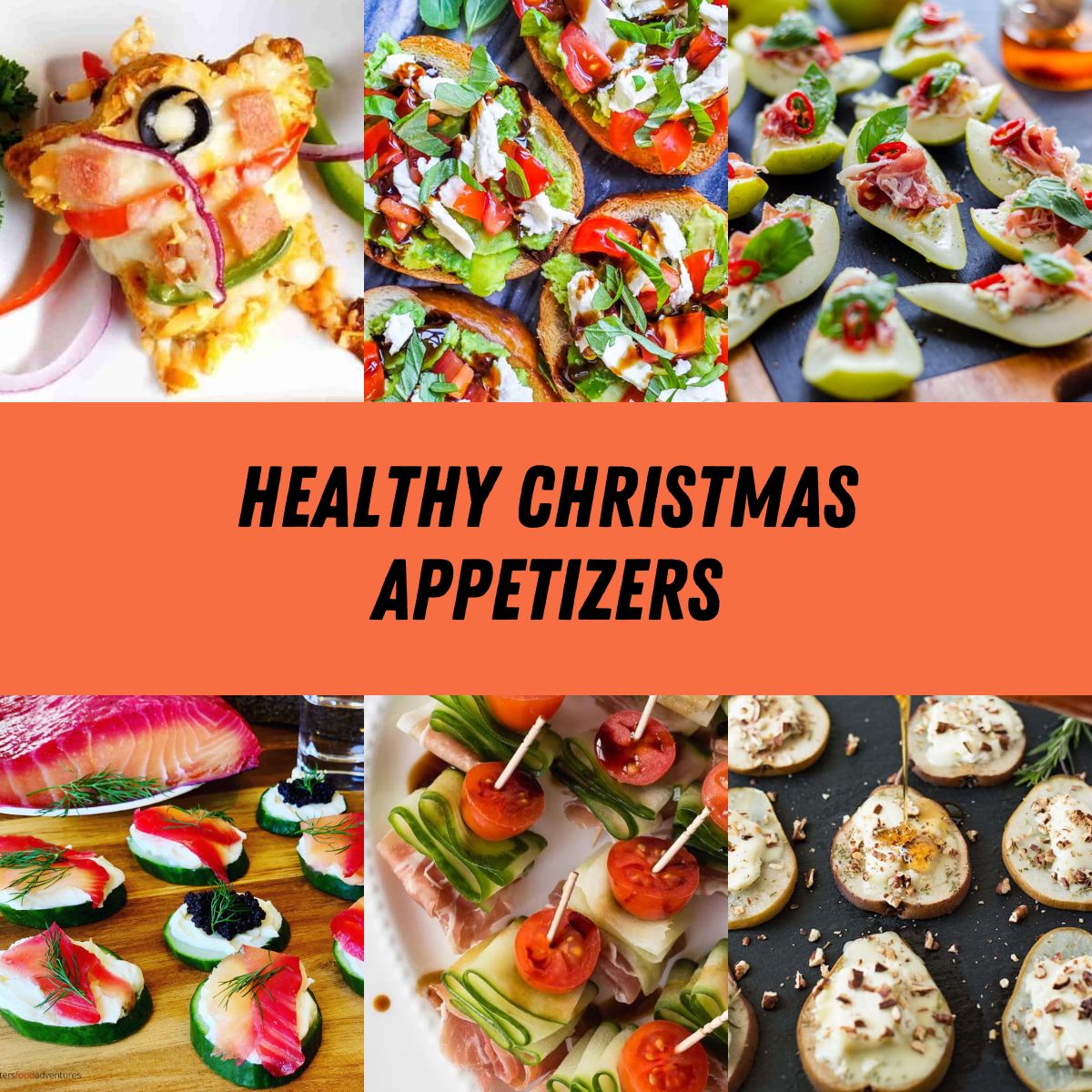 Thumbnail of healthy Christmas appetizers.