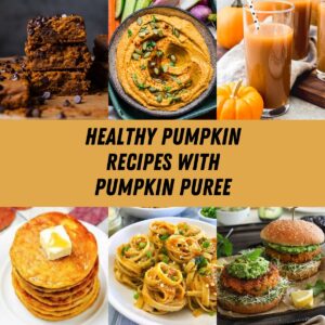 healthy recipes with pumpkin puree thumbnail picture.