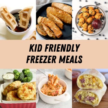 Thumbnail of kid friendly freezer meals.