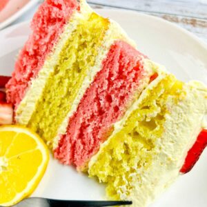 Thumbnail of strawberry lemon layer cake.