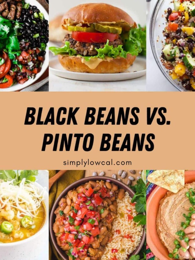 Black Beans VS. Pinto Beans Story Simply Low Cal