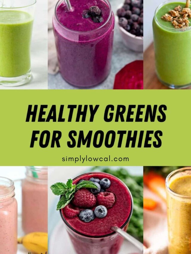 Healthy Greens For Smoothies Story