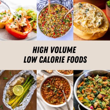 Thumbnail of high volume low calorie foods.