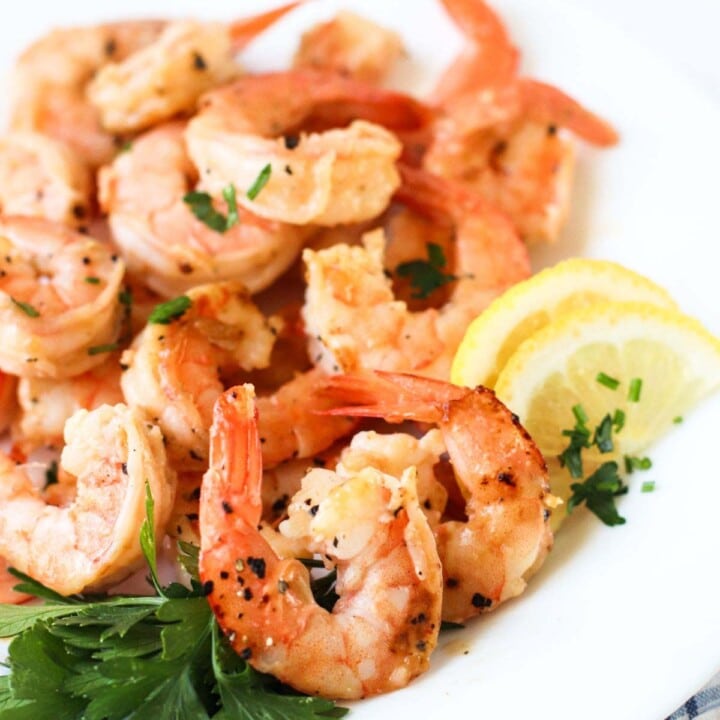Pan Seared Shrimp - Simply Low Cal
