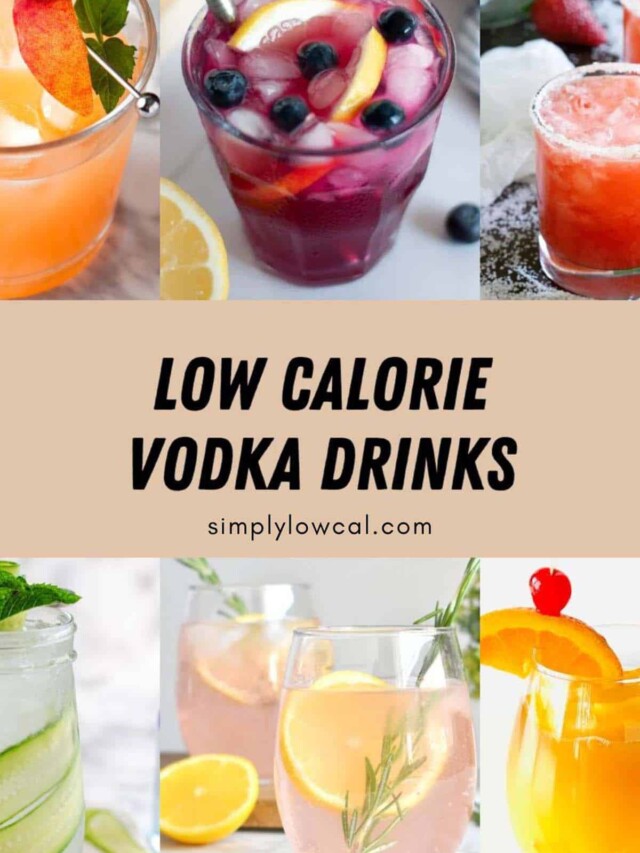 Low Calorie Vodka Drinks Story Simply Low Cal