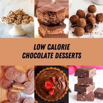 Thumbnail of low calorie chocolate desserts.