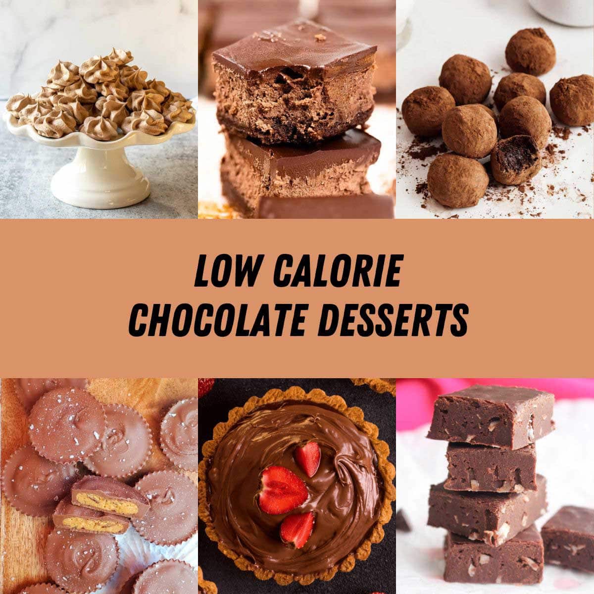 Low calorie chocolate discount