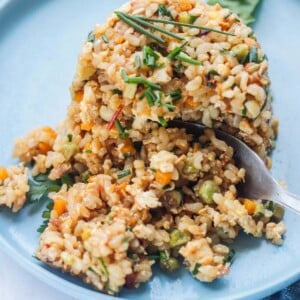 Thumbnail of low calorie fried rice.