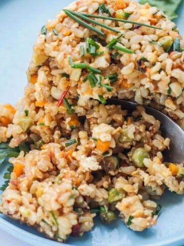 Thumbnail of low calorie fried rice.