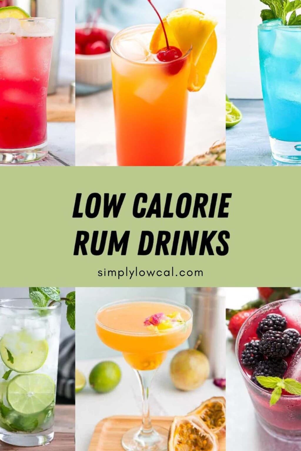 Low Calorie Rum Drinks Simply Low Cal