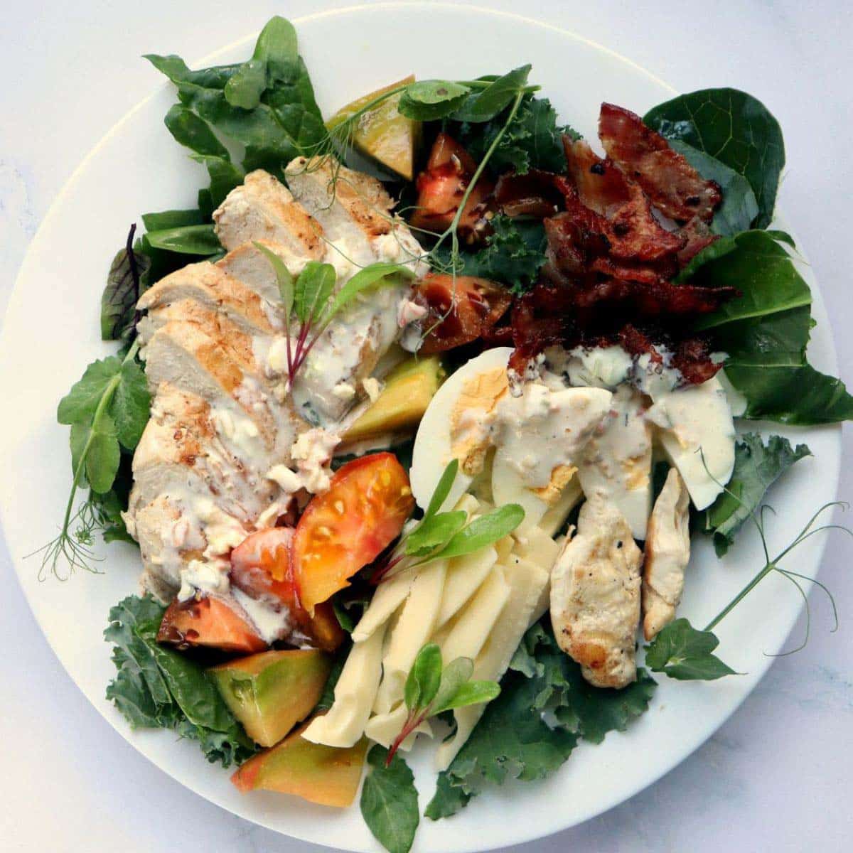 Thumbnail of low calorie BLT chicken salad.