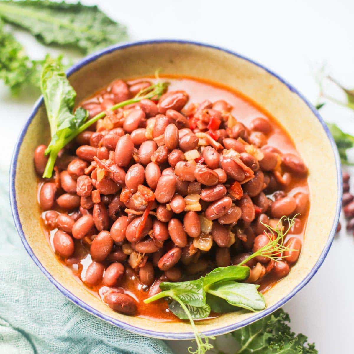 Thumbnail of low calorie charro beans.