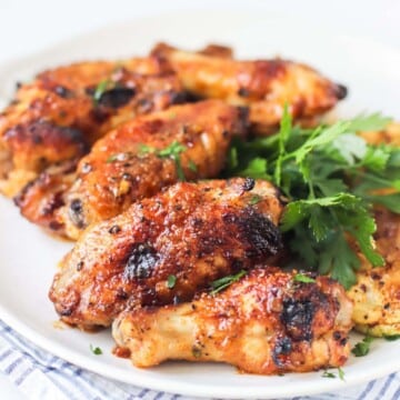 Thumbnail of low calorie chicken wings.