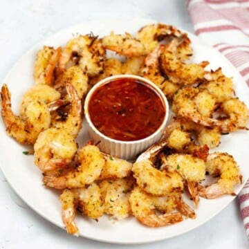 Thumbnail of low calorie coconut shrimp.