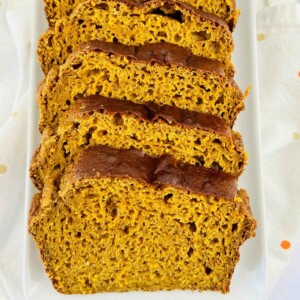 Thumbnail of low calorie pumpkin bread.