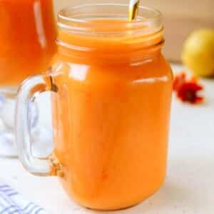 Thumbnail of low calorie pumpkin smoothie recipe.