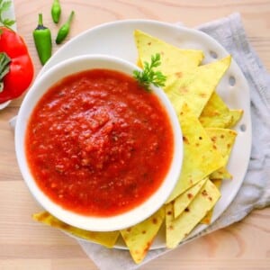 Thumbnail of low calorie salsa.