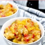Pinterest pin of low calorie sweet and sour chicken.