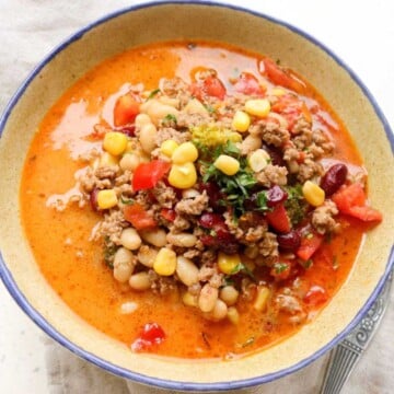 Thumbnail of low calorie taco soup.