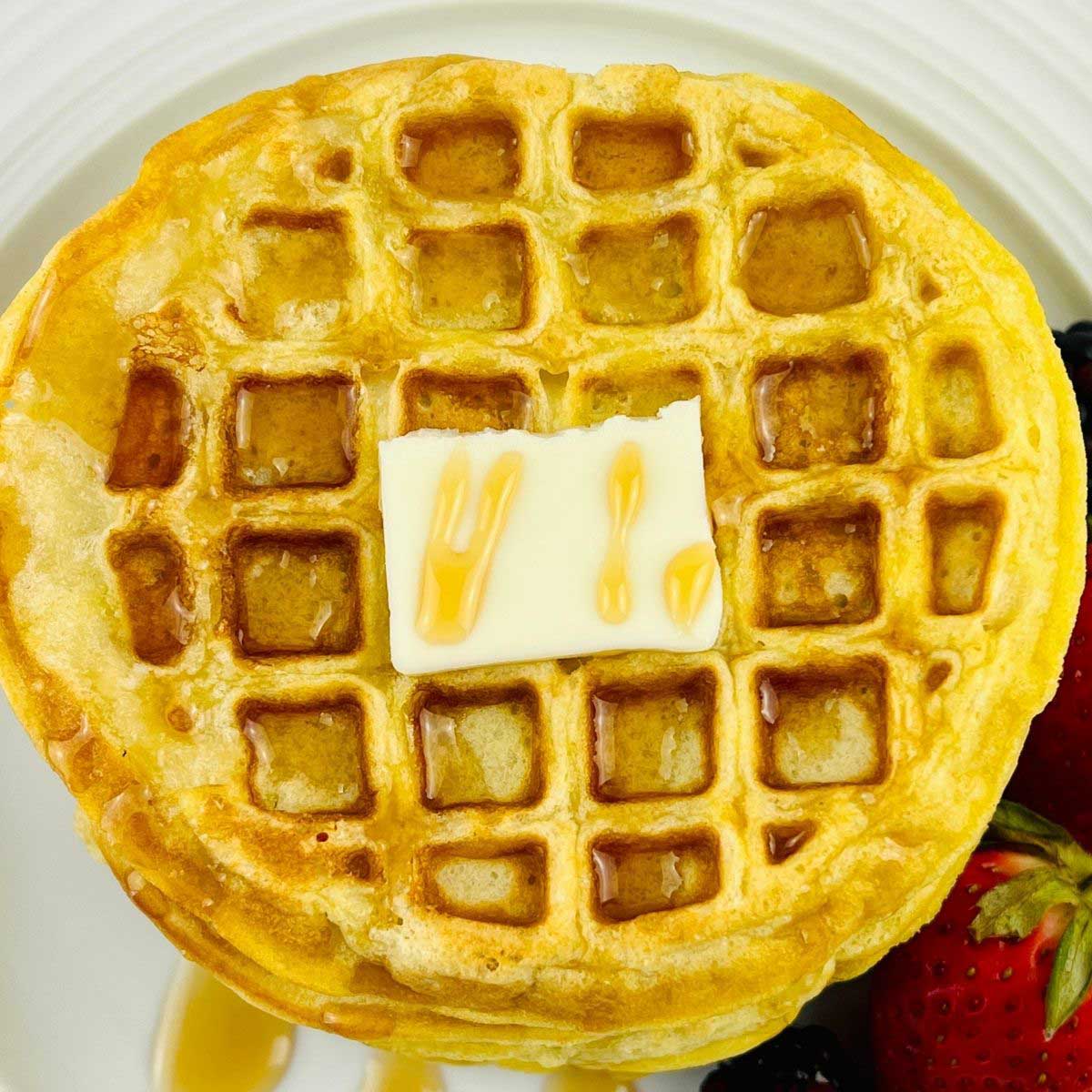 Thumbnail of low calorie waffles.