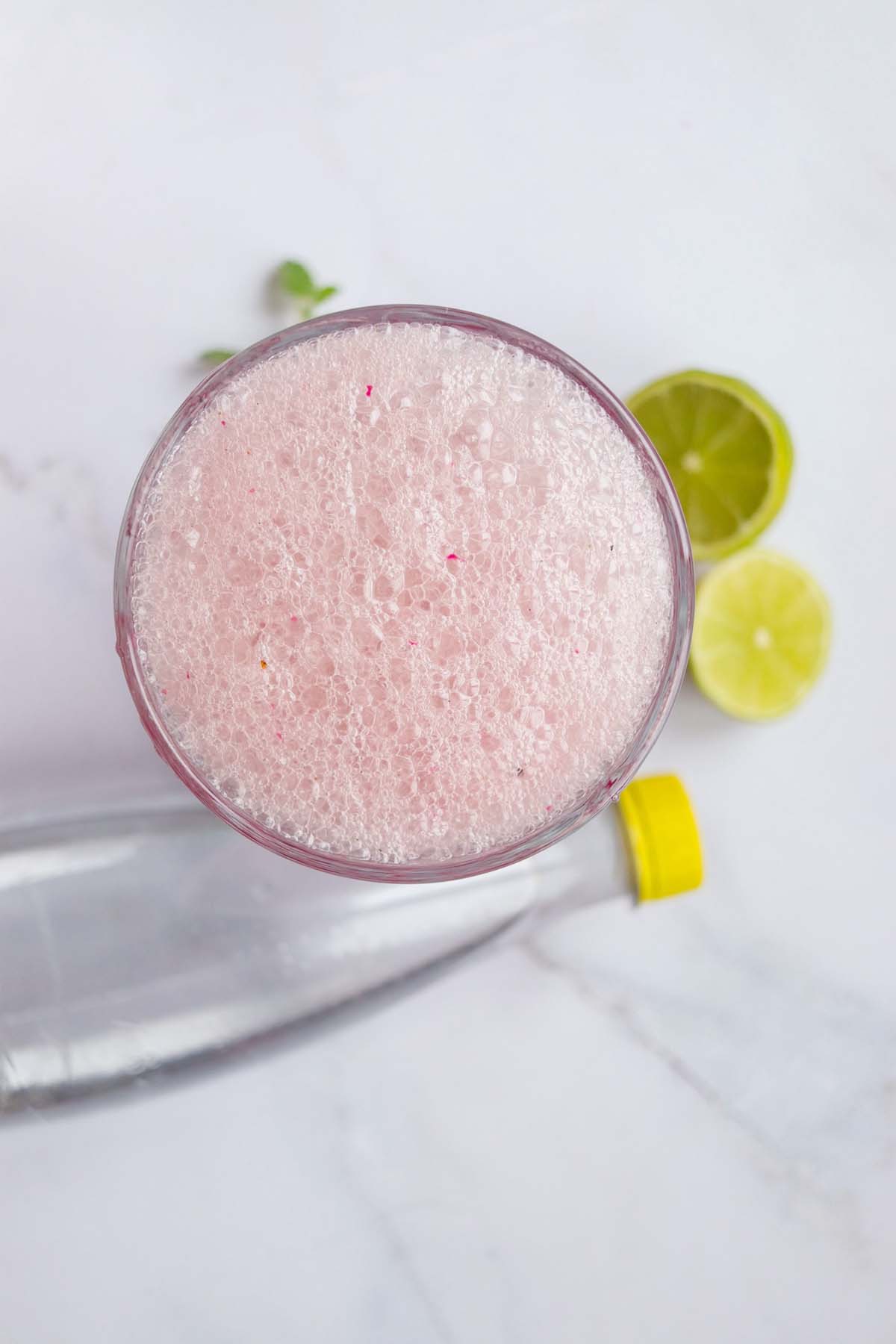 Dragon fruit drink with the water added.