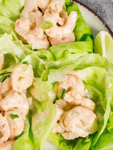 3 bang bang shrimp lettuce wraps